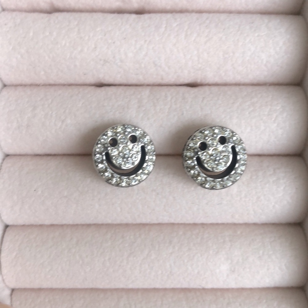 Brighton Smile Smiley Face Post Earrings